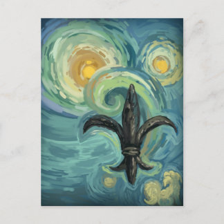 A Starry Night with Underdog Postcards