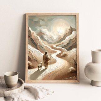 A Starry Walk, Modern Christian Art, Leave the 99  Poster
