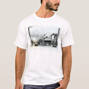 A Steam-Engine Manufactory and Iron Works T-Shirt
