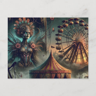 A Steampunk Sci Fi Carnival Postcard