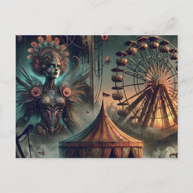 A Steampunk Sci Fi Carnival Postcard (Front)