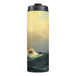 A steamship in a storm in the Atlantic Ocean Thermal Tumbler