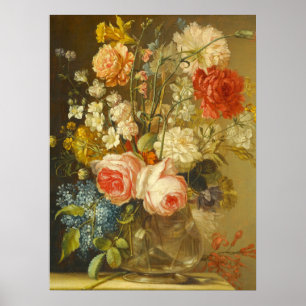 A Still Life With Roses, Ludovico Stern Poster