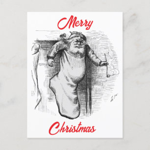 A Stocking Full (1879) by Thomas Nast.  Holiday Postcard