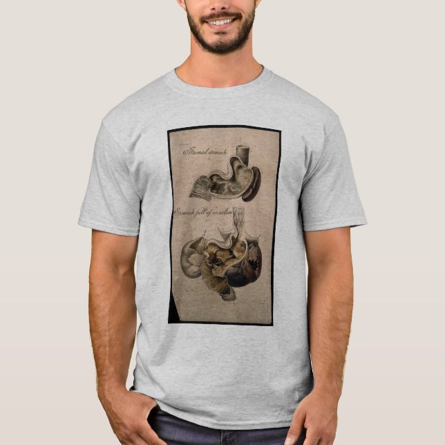 A Stomach full of Socialism T-Shirt (Front)