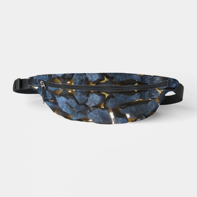 A stone wall built in Croatian style    Fanny Pack (Front)