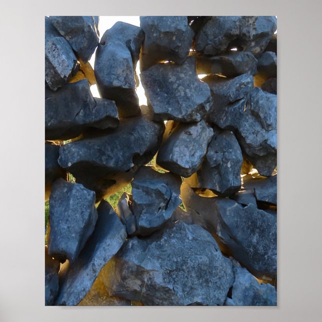 A stone wall built in Croatian style       Poster (Front)