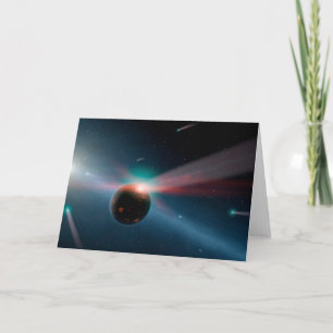 A Storm Of Comets In The Eta Corvi System. Card