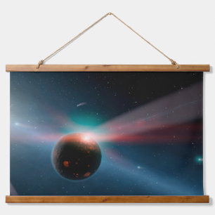 A Storm Of Comets In The Eta Corvi System. Hanging Tapestry