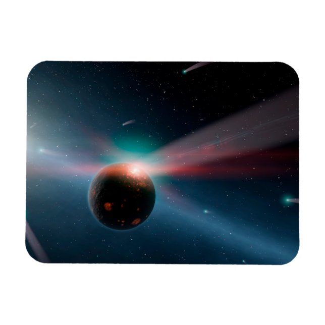 A Storm Of Comets In The Eta Corvi System. Magnet (Horizontal)