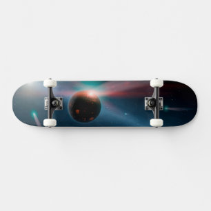 A Storm Of Comets In The Eta Corvi System. Skateboard