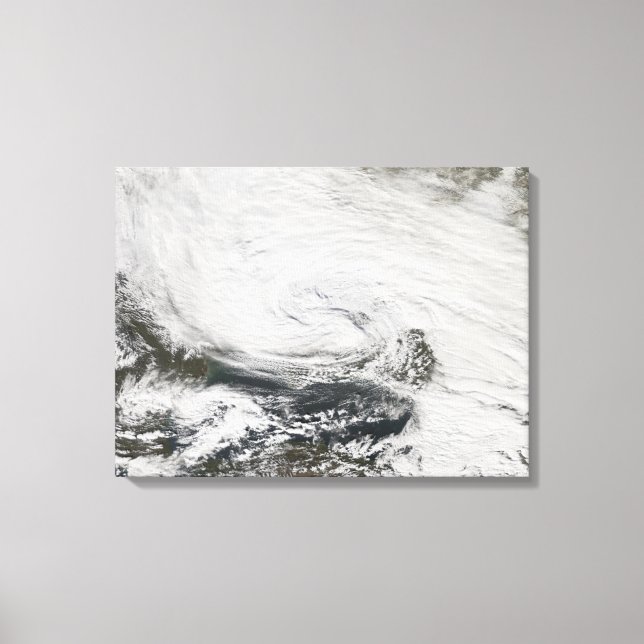 A storm over the Black Sea and the Sea of Azov Canvas Print (Front)