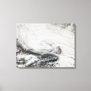 A storm over the Black Sea and the Sea of Azov Canvas Print