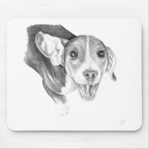 A Story To Tell, A Beagle Puppy Mouse Pad