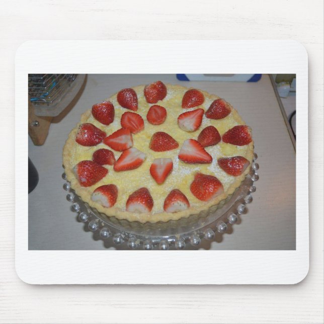 A strawberry cake mouse pad (Front)