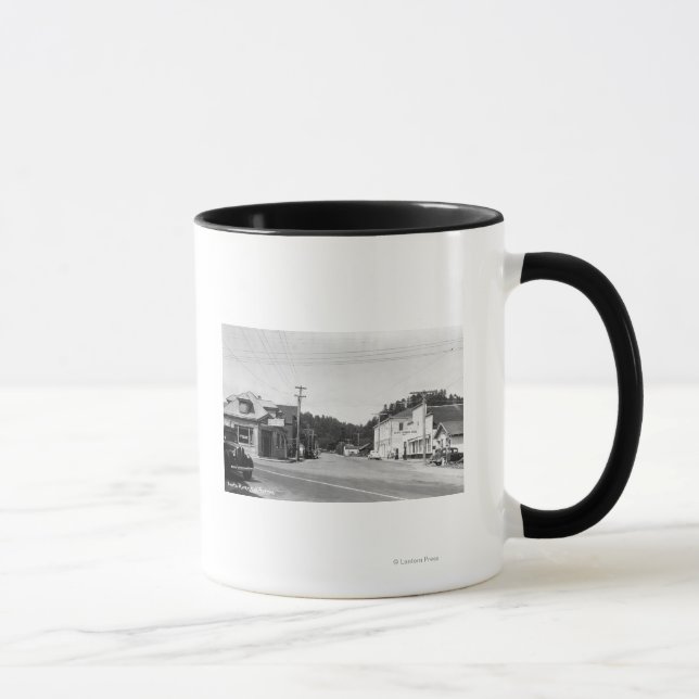 A Street Corner Scene Mug (Right)