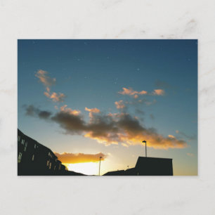 A street crowned with stars postcard