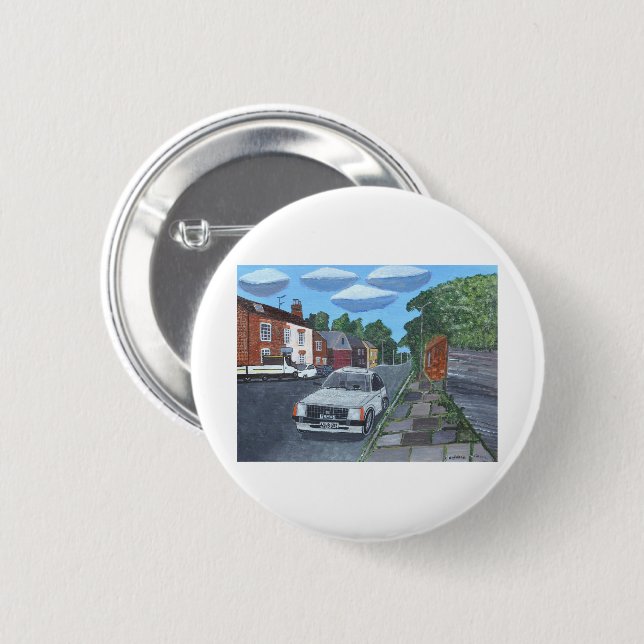 A Street in Derby 2 Inch Round Button (Front & Back)