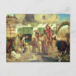 A Street in Jerusalem, 1867 Postcard
