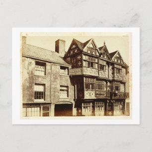 A Street in Ludlow (b/w photo) Postcard