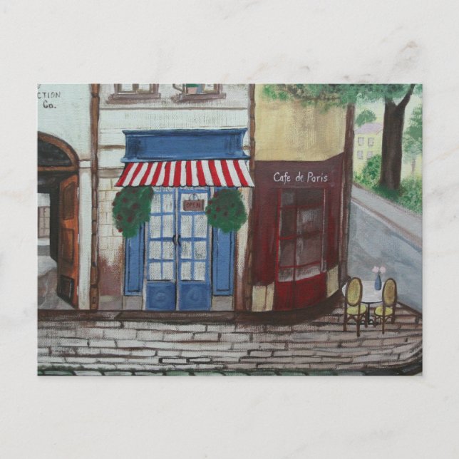 A Street in Paris Postcard (Front)