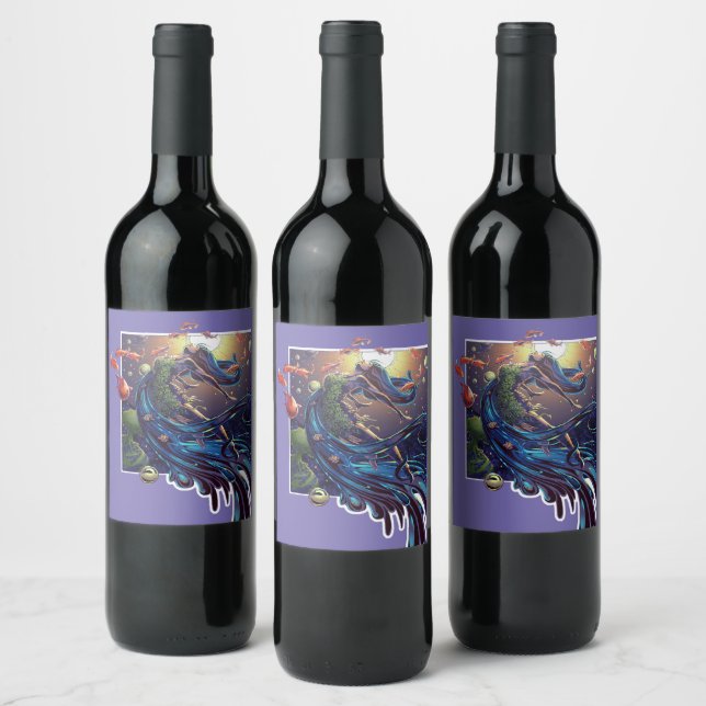 A Stretch of the Imagination Wine Label (Bottles)