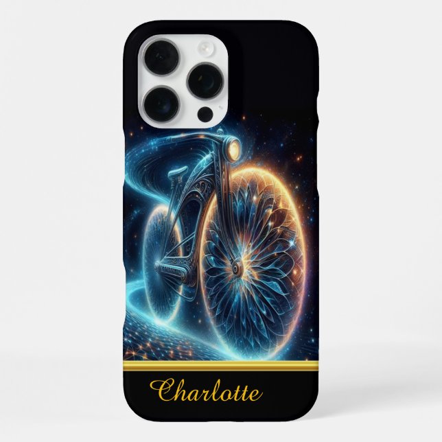 A Striking Bicycle Intricately Designed iPhone Case (Back)