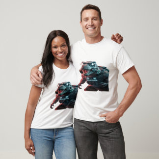 A striking photograph of a menacing T-Rex, showcas T-Shirt