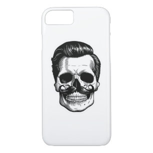 A strikingly detailed pop art sticker of a skul... Case-Mate iPhone case