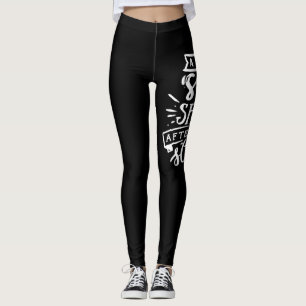 A strong soul shines after - white leggings