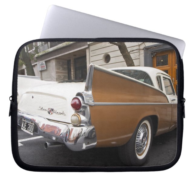 A Studebaker Silver Hawk Classic Car parked on a Laptop Sleeve (Front)