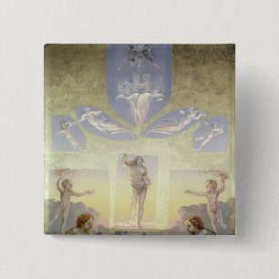 A study for the second version of 'The 2 Inch Square Button