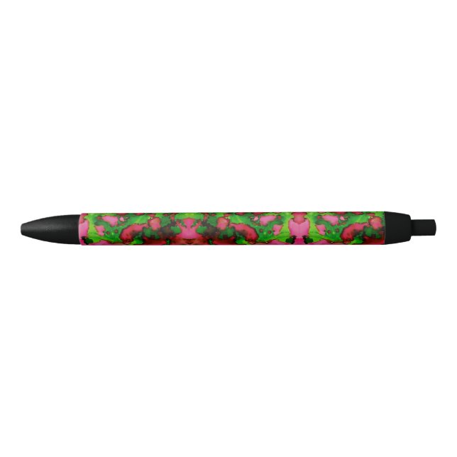 A Study in Pink & Green Black Ink Pen (Front)