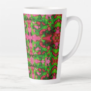 A Study in Pink & Green Latte Mug