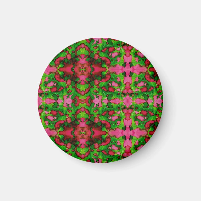 A Study in Pink & Green Magnet (Front)