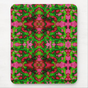 A Study in Pink & Green Mouse Pad