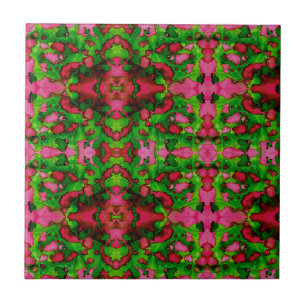 A Study in Pink & Green Tile