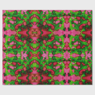 A Study in Pink & Green Wrapping Paper