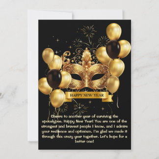 A STUNNING AND SOPHISTICATED NEW YEAR’S HOLIDAY CARD