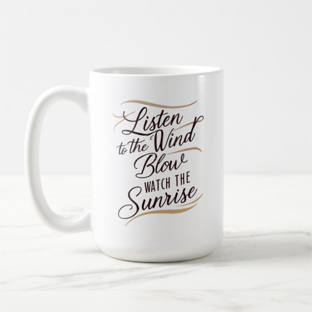 A stunning piece of word art featuring a harmon coffee mug (Left)