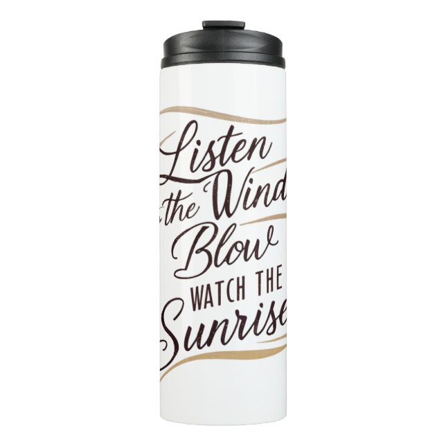 A stunning piece of word art featuring a harmon thermal tumbler (Front)