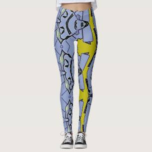 A stylish abstract "Ratti_Creative_Arts"   Legging