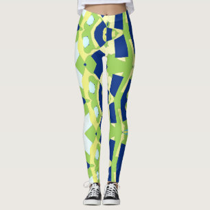 A stylish abstract "Ratti_Creative_Arts" Legging