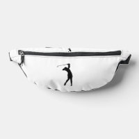 A stylish waist bag with a golf-inspired design