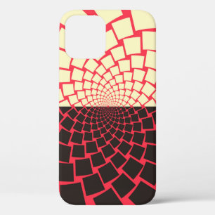 A stylized flower emerging from water, or a rising iPhone 12 case