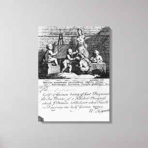 A Subscription Ticket for 'A Harlot's Canvas Print