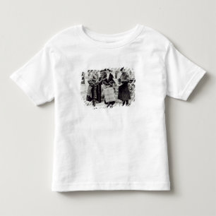 A Suffragette selling newspapers to two Toddler T-shirt