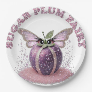A Sugar Plum Fairy Paper Plate