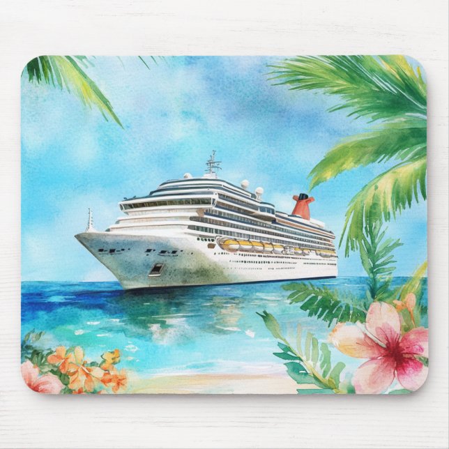A Summer Cruise Mouse Pad (Front)