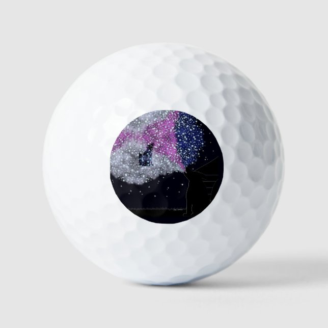A Summer Night with Sirius  Golf Balls (Front)